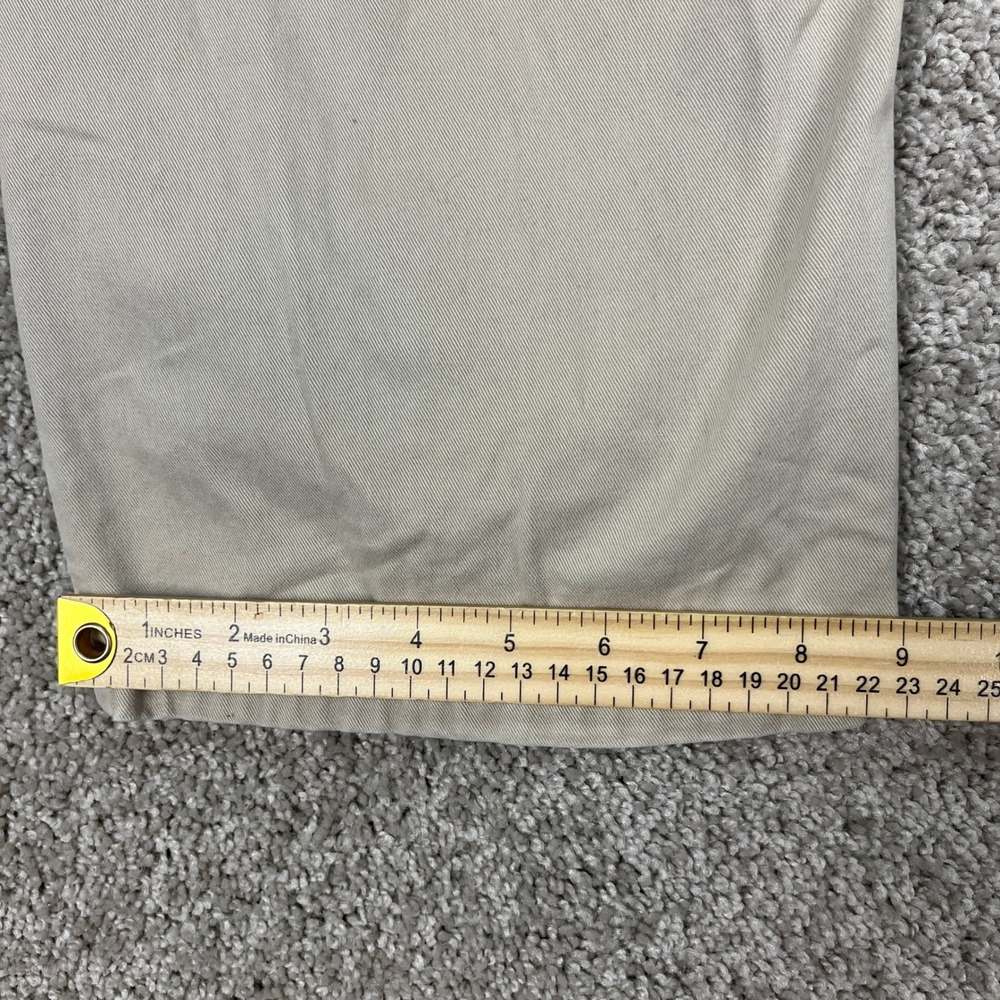 Levis 514 Pants Mens 36x32 Khaki Tan Straight Fit 5 Pocket Twill Chino Classic - Picture 13 of 14